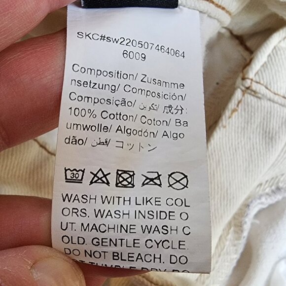 SHEIN Marble Print Wide Leg Jeans Size 6 - Picture 8 of 15